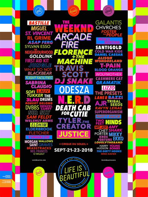 2018 life is beautiful|life is beautiful lineup.